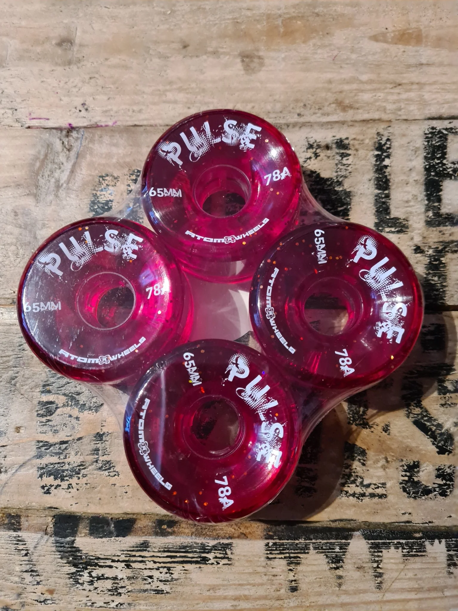 Atom GLITTER Pulse Wheels--Outdoor 65mm x 37mm - Image 4