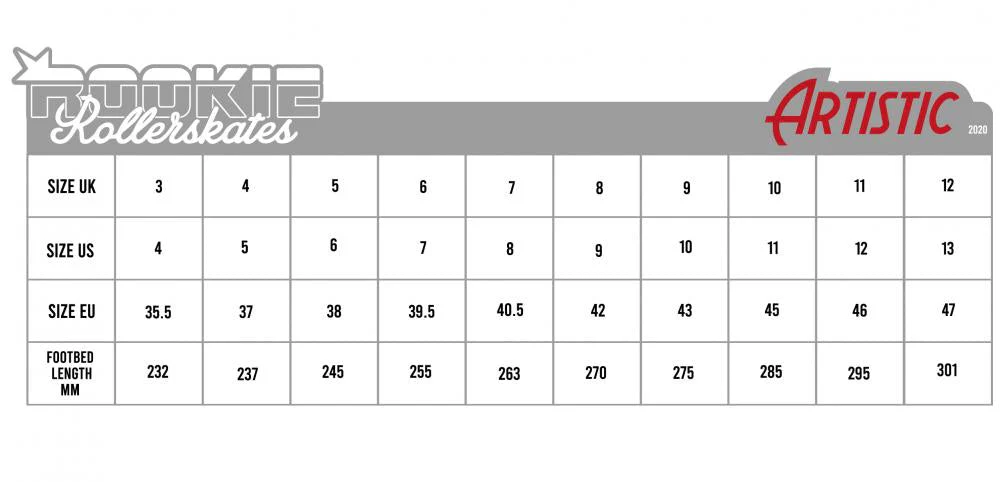 Rookie Rollerskates Artistic WHITE - Image 5