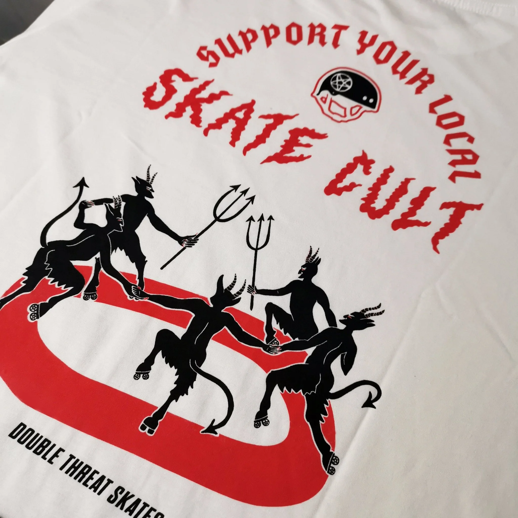 Skate Cult T-Shirt - WHITE - Image 5